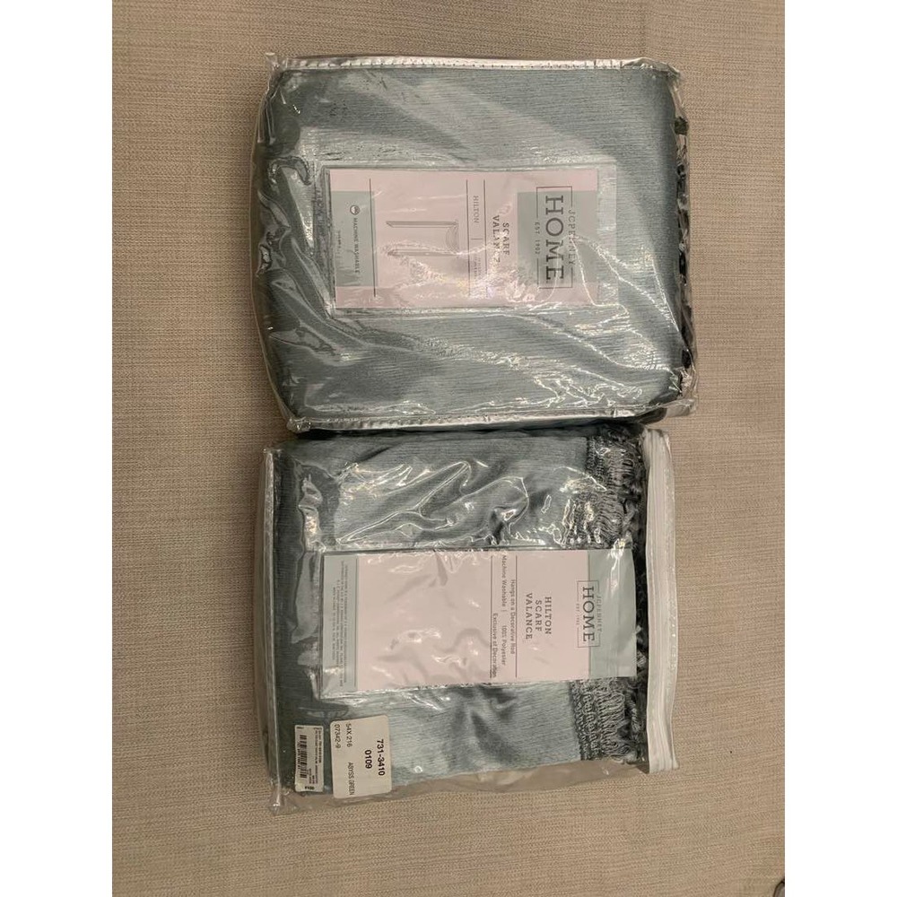 JC Penney Hilton Scarf Valance - 2 at $60 each
